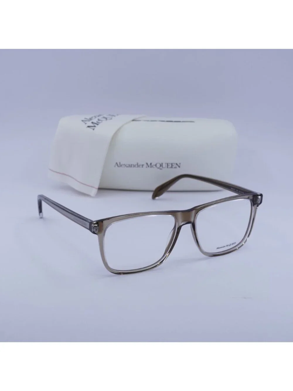 Alexander McQueen AM0247O 002 Square Eyeglasses